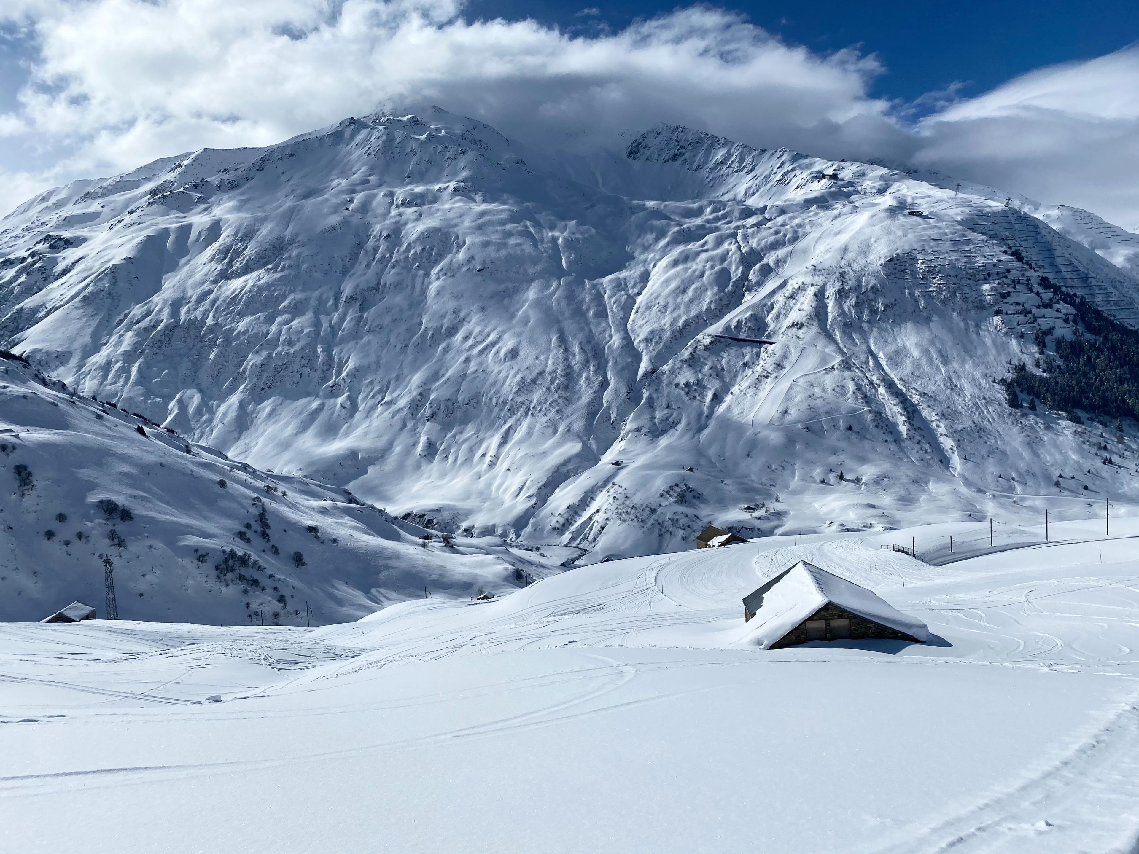 Andermatt ski resort hut